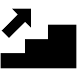 Upstairs Stairs Uptairs SVG Icon